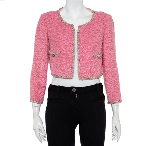 pink tweed chanel pantsuits|pink chanel jacket women sale.